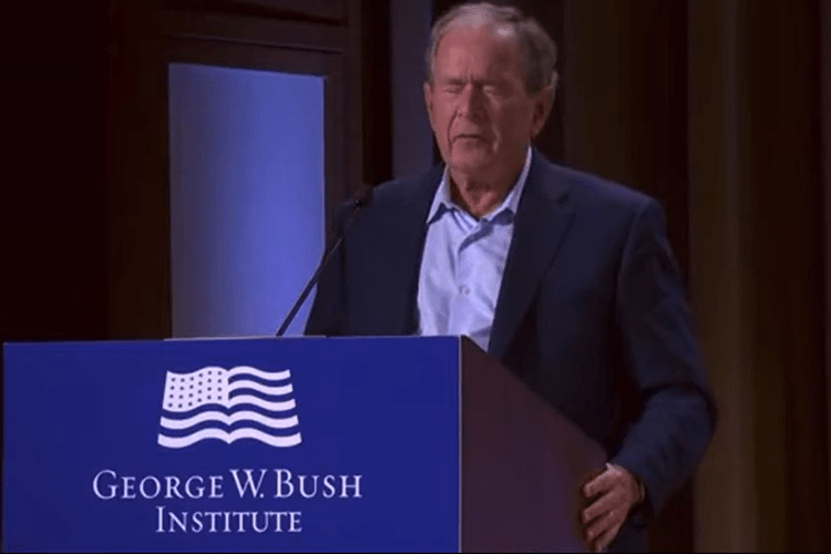 George W. Bush qualifie l’invasion de l’Irak d’«injustifiée», aveu ou lapsus?