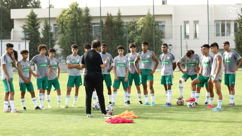 منتخب أقل من 18 سنة في  أول امتحان لطرد الشكوك