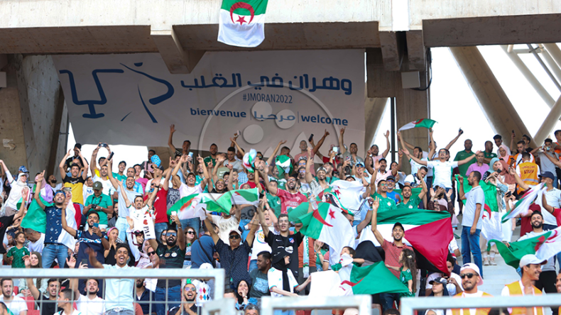 الجمهور الوهراني.. “رمانة” ألعاب البحر المتوسط