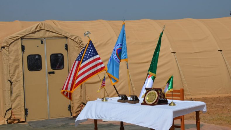 الولايات المتحدة الأمريكية تتبرع للجزائر بمستشفى ميداني بسعة 35 سرير  