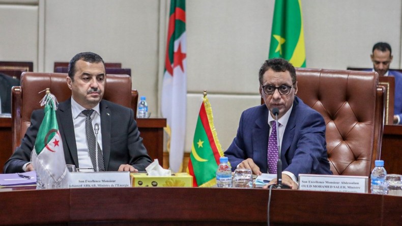 خطوط أنابيب لنقل الغاز بين الجزائر وموريتانيا