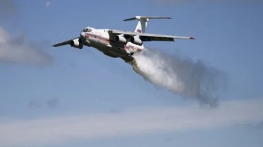 Béjaïa: incendie éteint a Kendira après l’intervention du bombardier d’eau russe