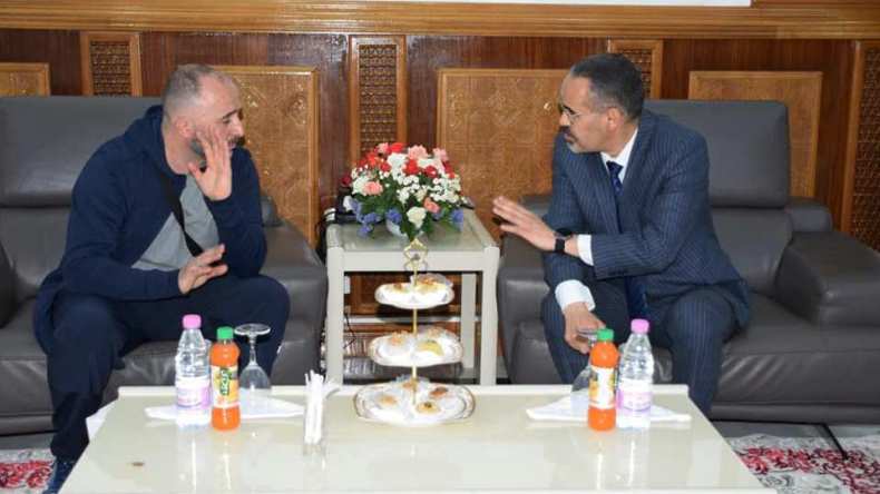 بلماضي يعود لِحضور حفل افتتاح الألعاب المتوسّطية