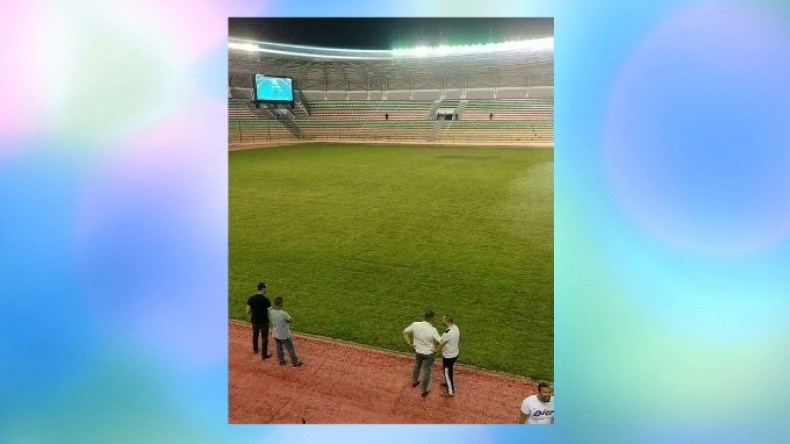 صور عن الملعب الجديد لِسيق عشية “الأولمبياد” المتوسّطي