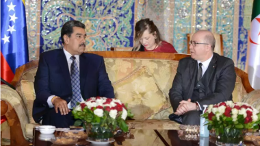 Arrivée du Président vénézuélien a Alger