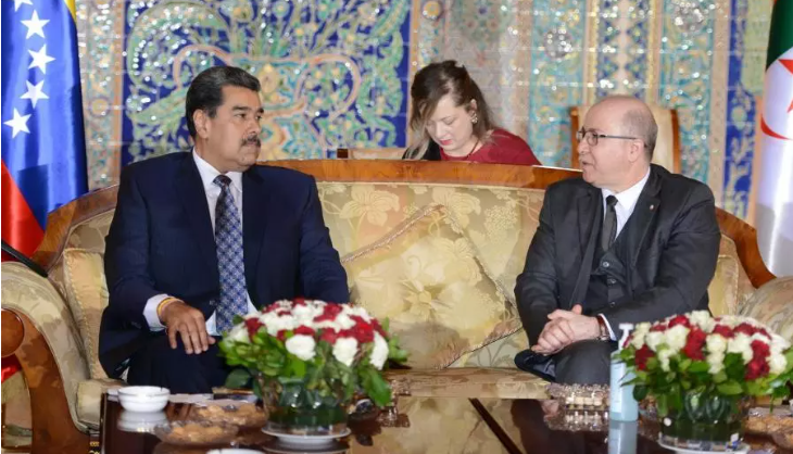 Arrivée du Président vénézuélien a Alger