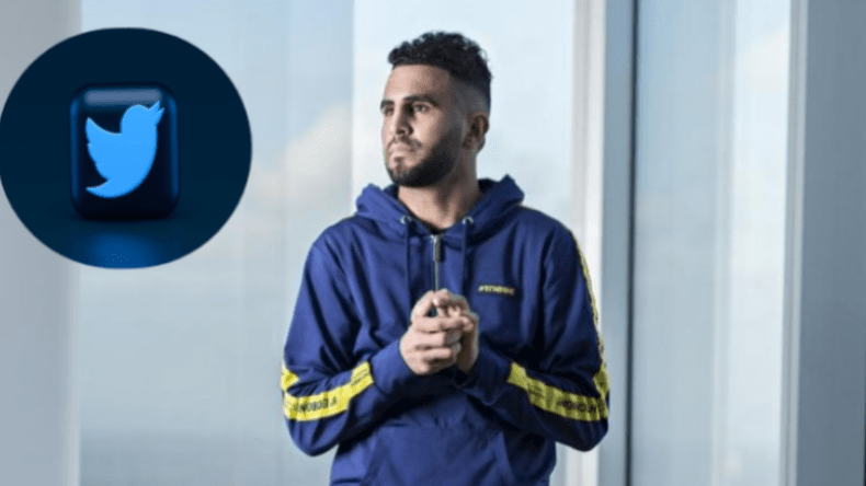 محرز يفقد الشارة الزرقاء على منصة تويتر مجددا