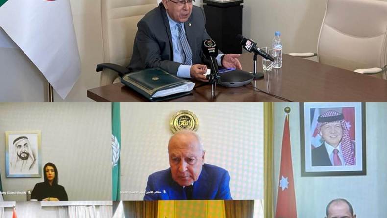 لعمامرة يبحث رفقة نظرائه العرب تطورات الأزمة الأوكرانية