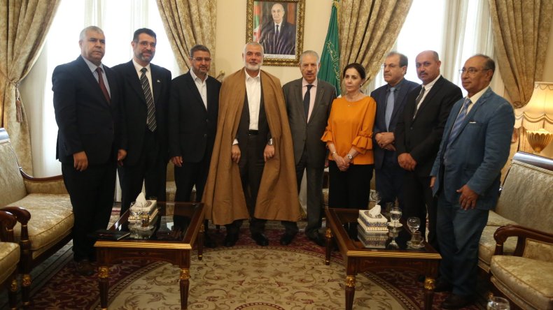 هذا ما قاله هنية خلال استقباله من قبل رئيس مجلس الأمة