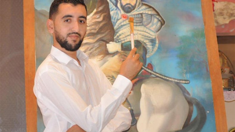 الرسام شمس الدين بلعربي من مهرجان عين تادلس إلى هوليود