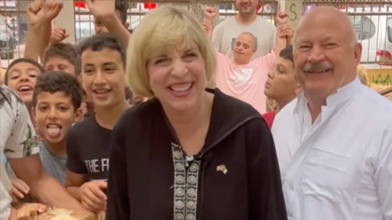 عيد الأضحى: كبش السفيرة الأمريكية يصنع الحدث (فيديو)