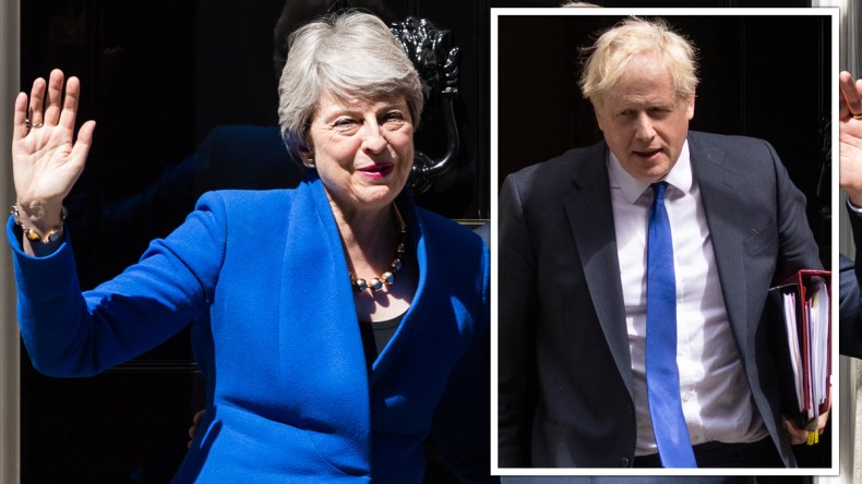 تيريزا ماي ترقص في يوم استقالة خلفها بوريس جونسون (فيديو)