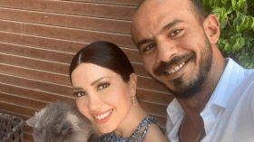 نسرين طافش تعلن ارتباطها رسميا بنشر صورتها مع عريسها!