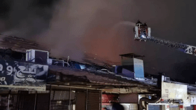 Sétif: Le marché couvert ravagé par un incendie
