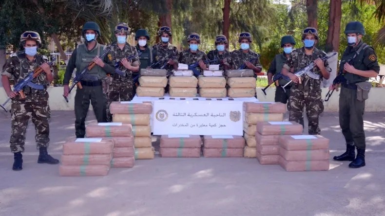 Tentatives d’introduction de 129 kg de kif traité a travers les frontières avec le Maroc déjouées