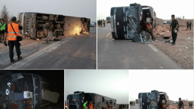 PHOTOS: 10 morts et 42 blessés dans un horrible accident a Naama