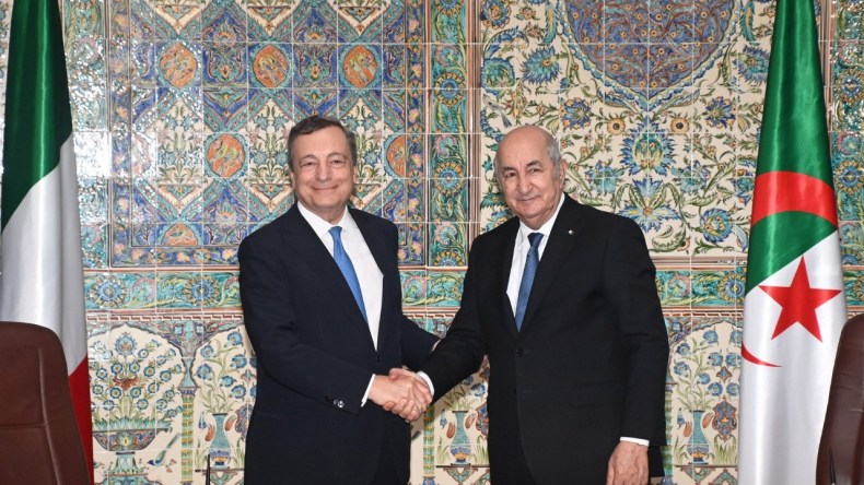 الرئيس تبون يشيد بمستوى العلاقات الجزائرية الايطالية