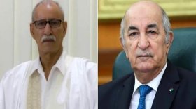 الرئيس تبون يتلقى التعازي من نظيره الصحراوي
