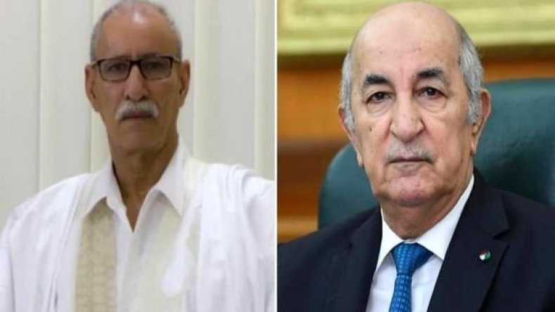 الرئيس تبون يتلقى التعازي من نظيره الصحراوي