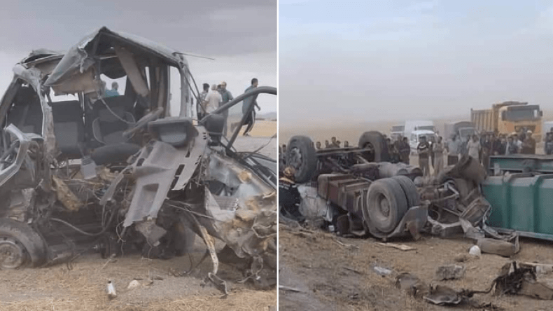 ارتفاع عدد ضحايا حادث المرور في سطيف إلى 6 قتلى