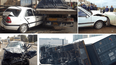 Accidents de la route en zones urbaines: 16 décès et 465 blessés en une semaine