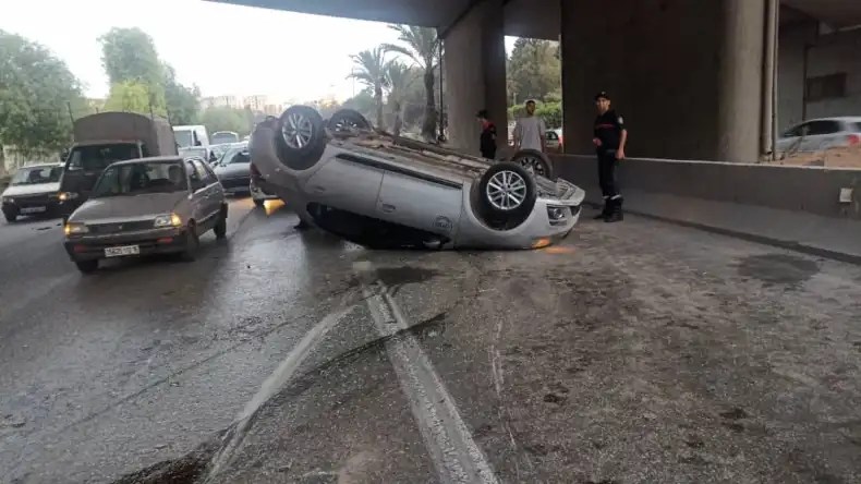 Alger: un mort et 8 blessés dans un carambolage entre 12 véhicules