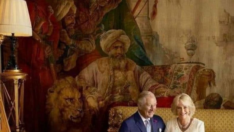 هذه هي حقيقة لوحة الخليفة العباسي أبو جعفر المنصور في قصر باكينغهام