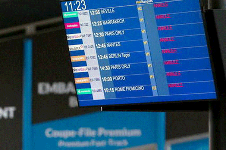 France: 50% des vols pourraient être annulés