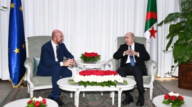 Le président Tebboune s’entretient avec le président du Conseil européen