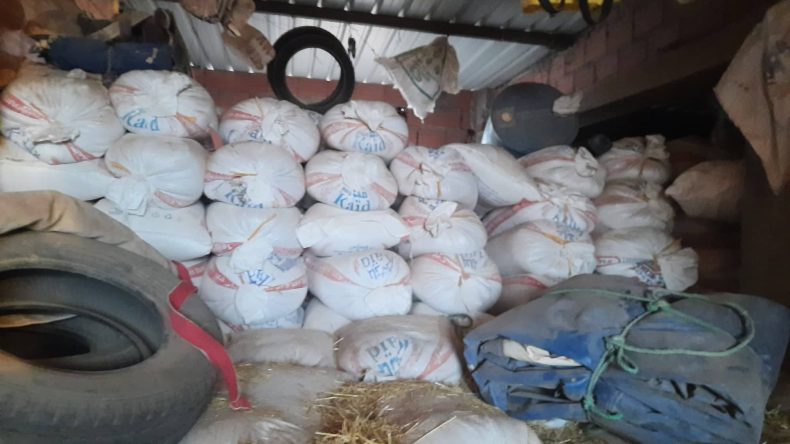 أمن البيض يحجز كمية هامة من القمح المدعم موجه للمضاربة