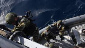 بالصور.. اختتام المناورة البحرية المشتركة بين الجزائر وروسيا