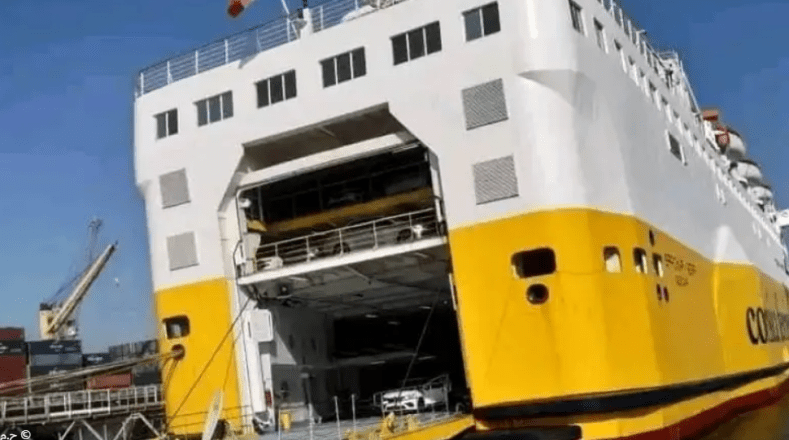 Truth Behind Pics Of An Italian Ship Loaded With Cars In Jijel Port