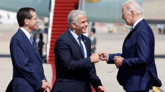 بايدن: لو لم تكن هناك إسرائيل في المنطقة لاخترعنا واحدة