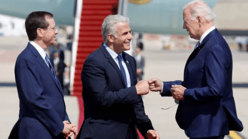 بايدن: لو لم تكن هناك إسرائيل في المنطقة لاخترعنا واحدة