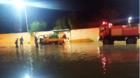 مخلفات التقلبات الجوية على اثر الأمطار الغزيرة بعدة ولايات