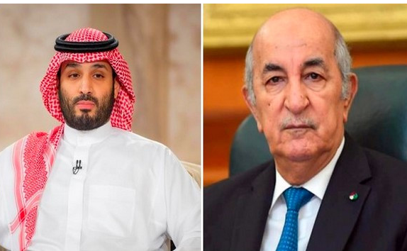Le Président Tebboune reçoit un appel téléphonique du Prince héritier de l’Arabie Saoudite
