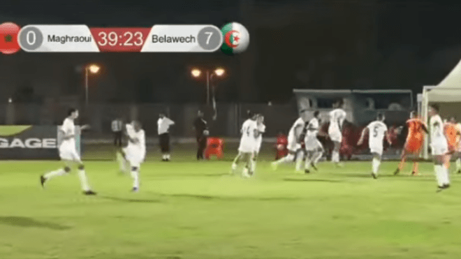 بِالفيديو: الجزائر 7 – المغرب 0