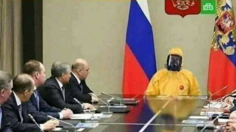 صورة متداولة لبوتين بزيّ الحرب النوويّة تهزّ الشبكات