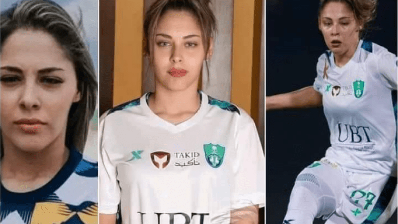 اللاعبة الجزائرية صاحبة قميص الزليج تصنع الحدث في السعودية