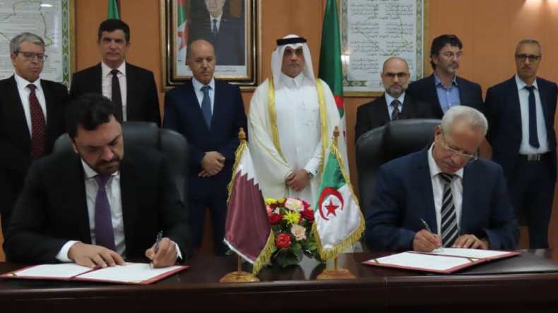 الجزائر وقطر توقعان اتفاقية إنشاء مستشفى بمعايير دولية