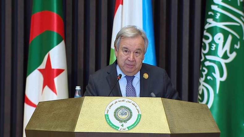 هذا ماجاء في كلمات غوتيريش وسال وعلييف في افتتاح قمة الجزائر