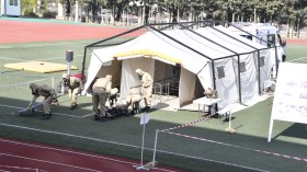 بالصور.. الجيش الجزائري ينفذ تمرينا تطبيقيا حول تسيير كارثة صناعية