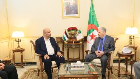 قوجيل يستقبل وفدا من حركة حماس في مجلس الأمة