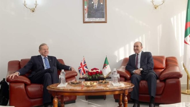 بلجود يجري مباحثات مع المبعوث الخاص لرئيس الوزراء البريطاني