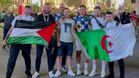 بالصور.. فلسطين “حاضرة” في مونديال قطر 2022