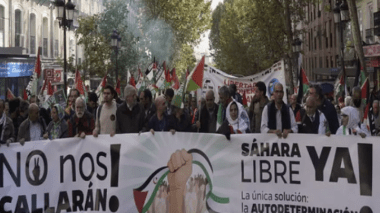 Sahara occidental: Imposante marche à Madrid pour l’organisation d’un référendum d’autodétermination