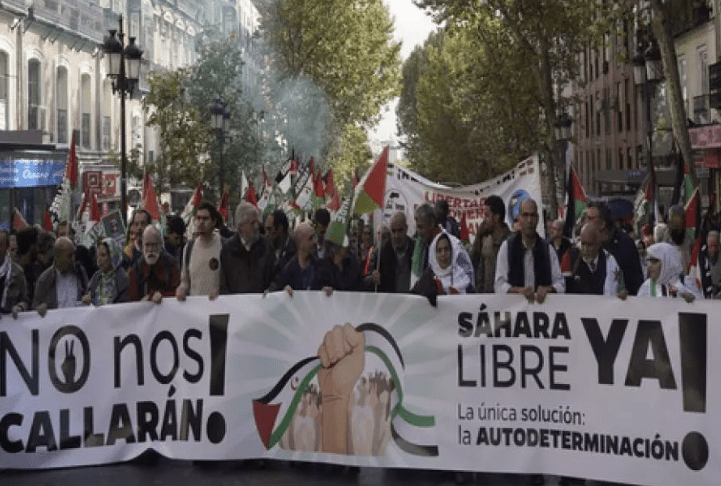 Sahara occidental: Imposante marche à Madrid pour l’organisation d’un référendum d’autodétermination