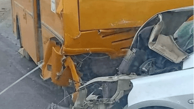 Oran: 5 élèves blessés dans une collision entre un bus de transport scolaire ​et une voiture