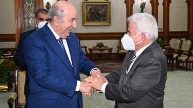 Cinq historiens algériens chez le président Tebboune