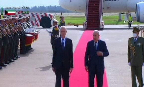 Sommet arabe: arrivée a Alger du président tunisien